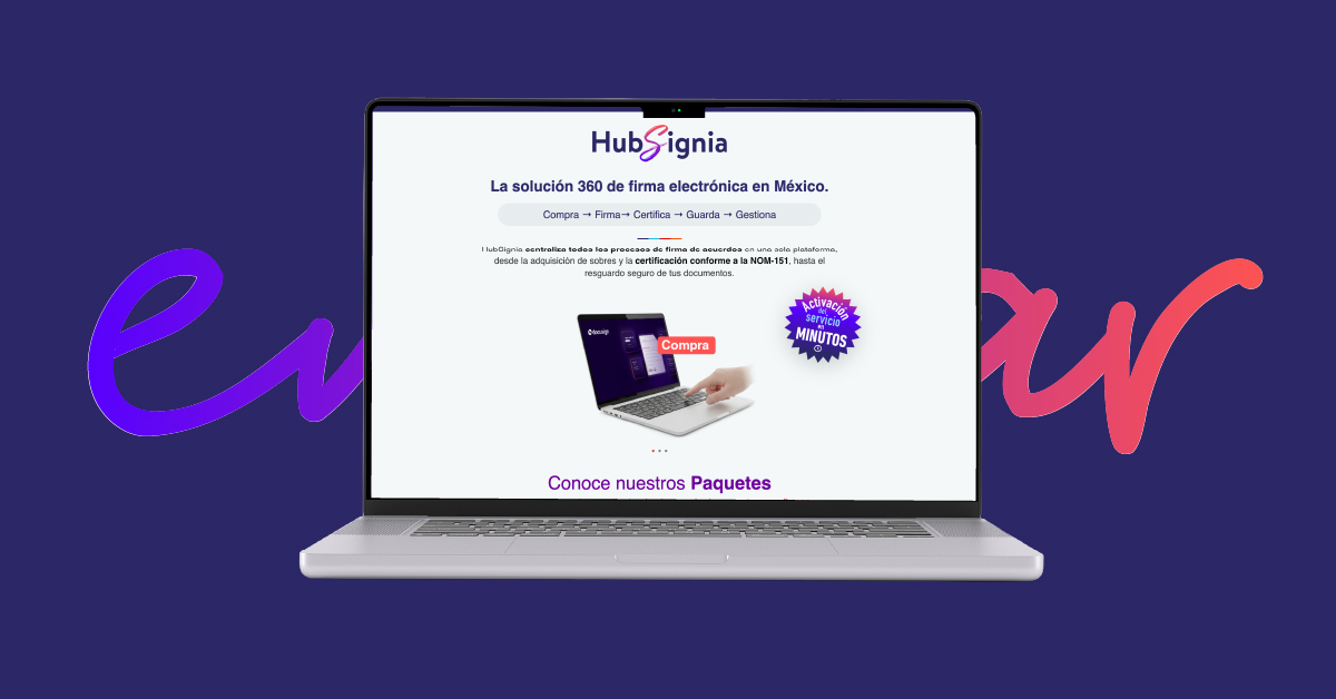 Demo HubSignia gestión de contratos online