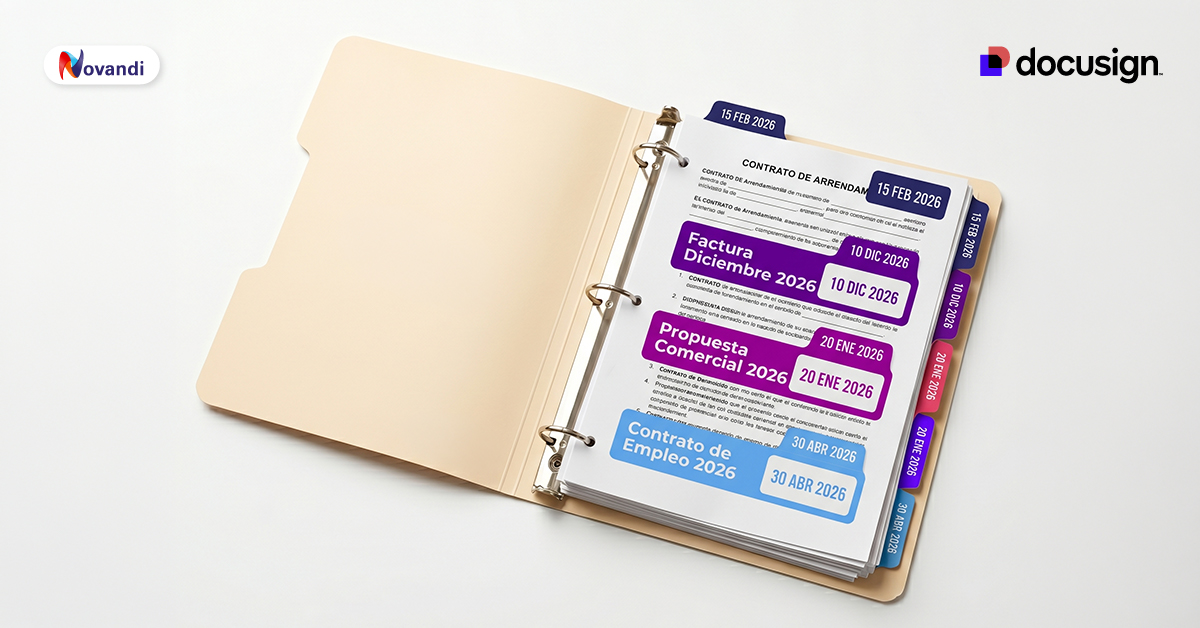 Gestión del ciclo de vida contractual CLM Docusign Novandi